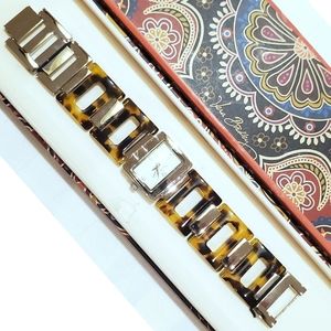 NEW Vera Bradley Kensington Tortoise Watch in Original Box